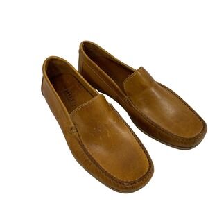 Eastland Talladega Mens 8.5 D Tan Leather Driving Loafers Moc Toe‎ 7048-04D